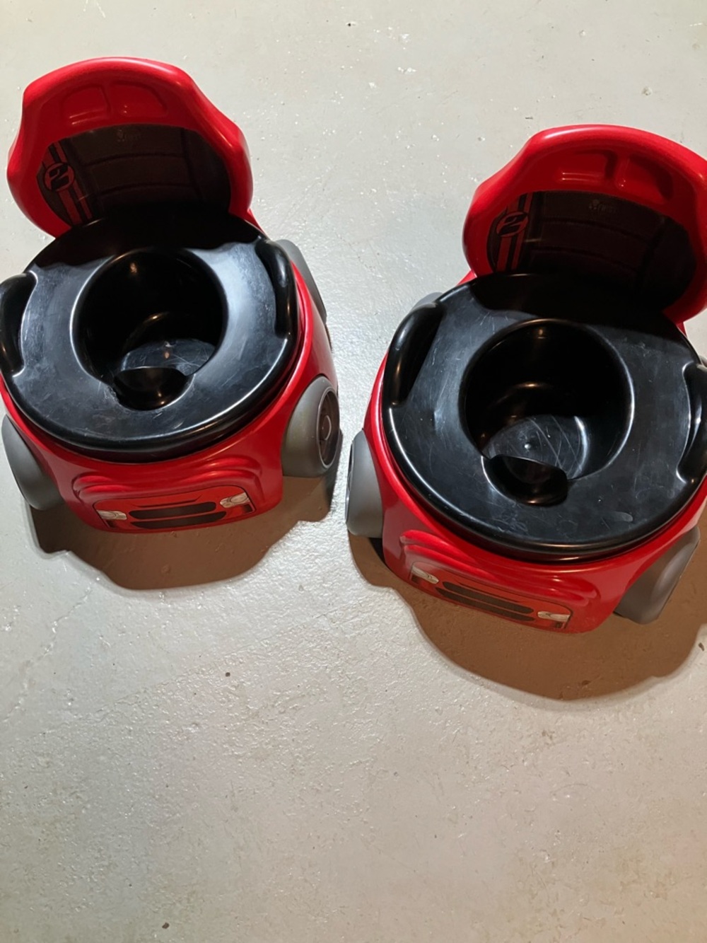 Kids Car-Shaped Potty Training Seat - Red